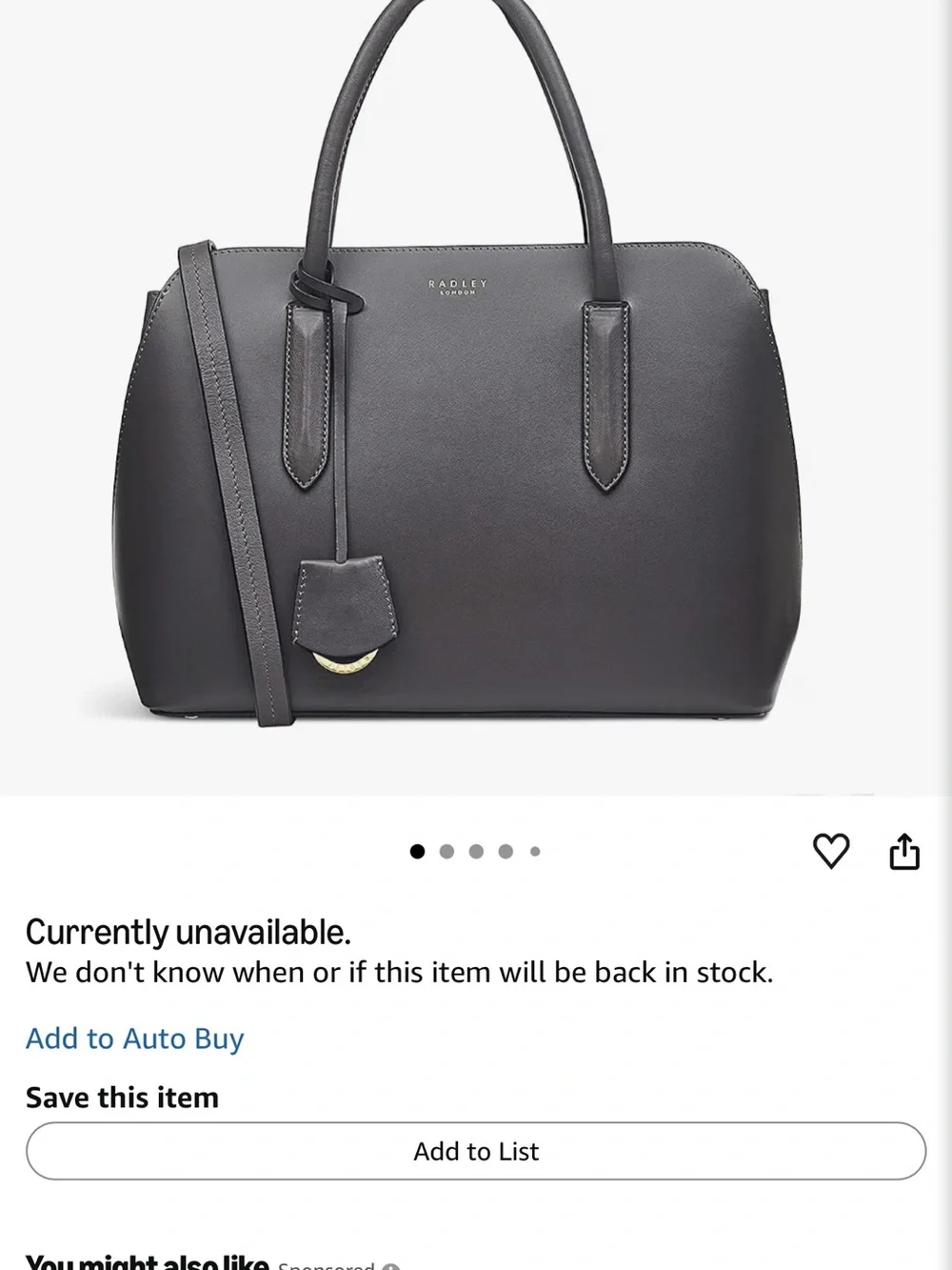 RADLEY LONDON structured dome